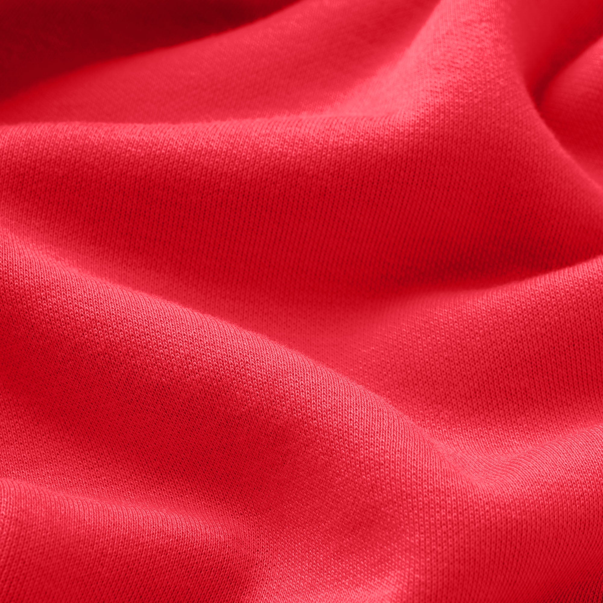 COTTON FLEECE HOODIE | WASHED RED