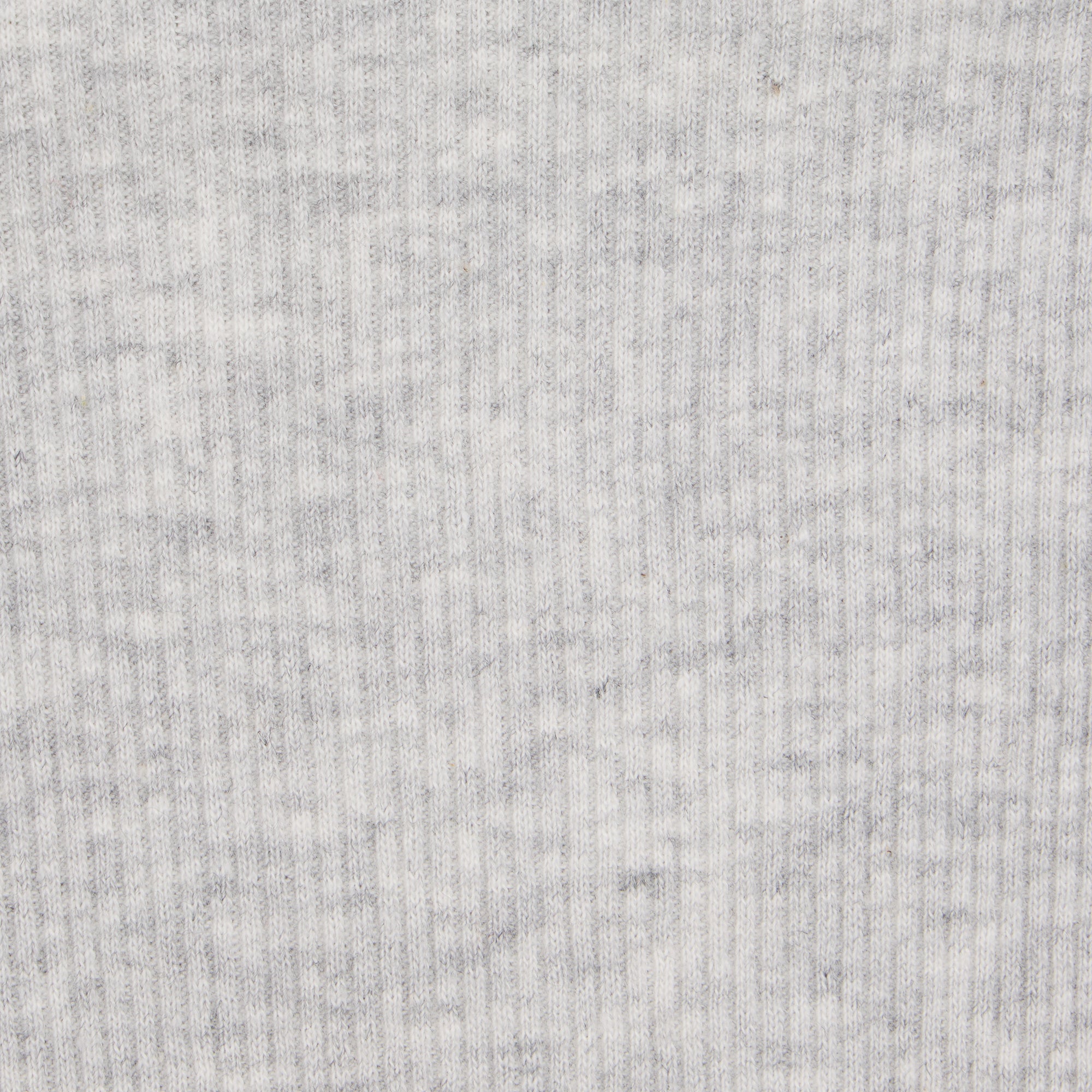COTTON RIB T-SHIRT | LIGHT HEATHER GREY