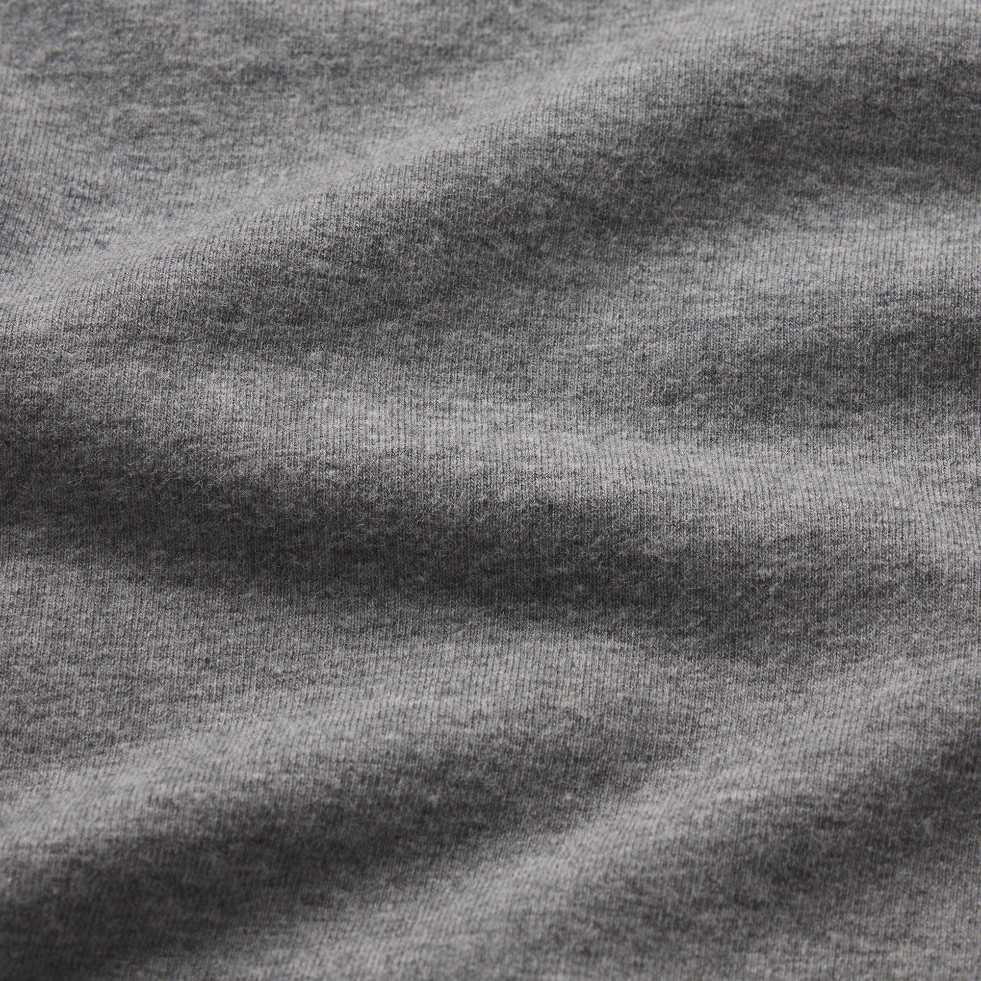 COTTON JERSEY LONG SLEEVE T-SHIRT | DARK HEATHER GREY