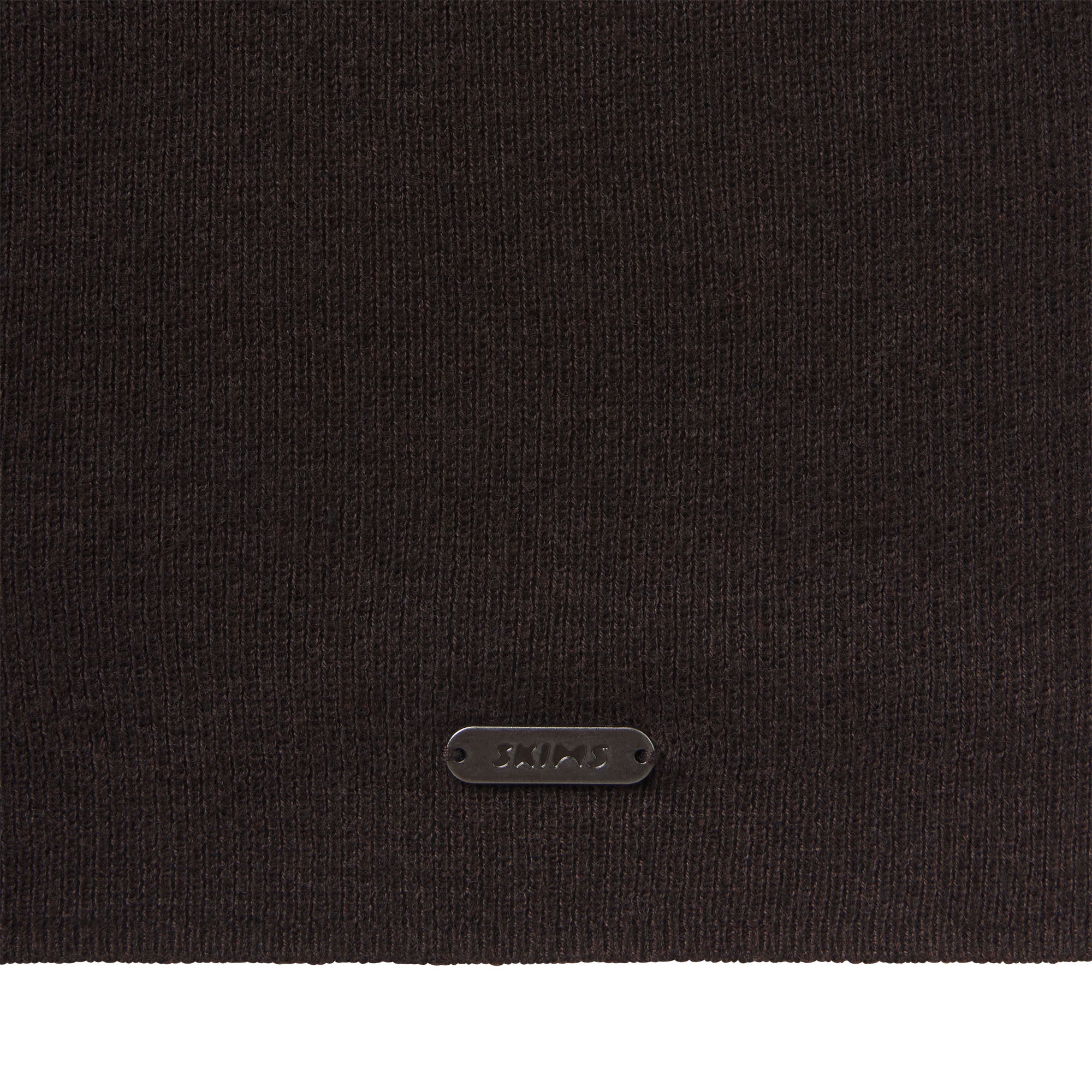 ESSENTIAL KNIT LONG SLEEVE V NECK | ESPRESSO