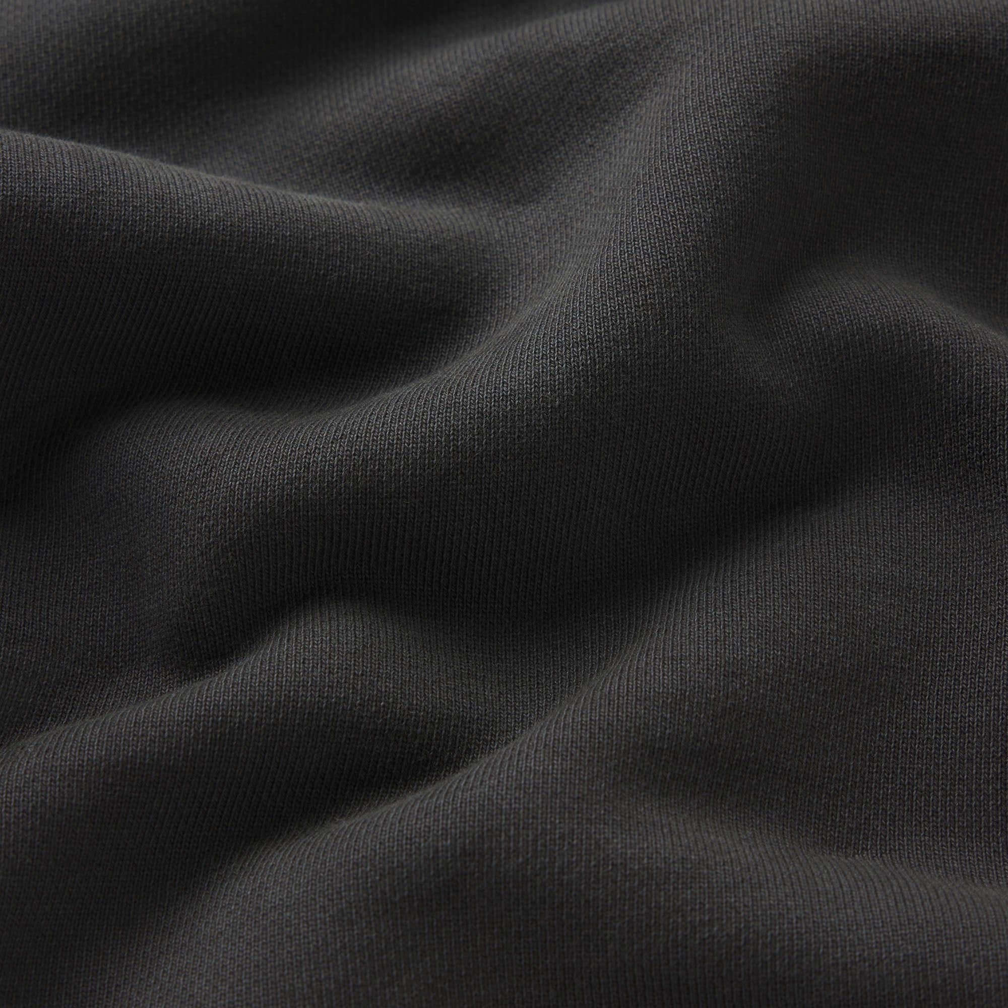 HEAVYWEIGHT FLEECE MENS ZIP UP HOODIE | WASHED ONYX