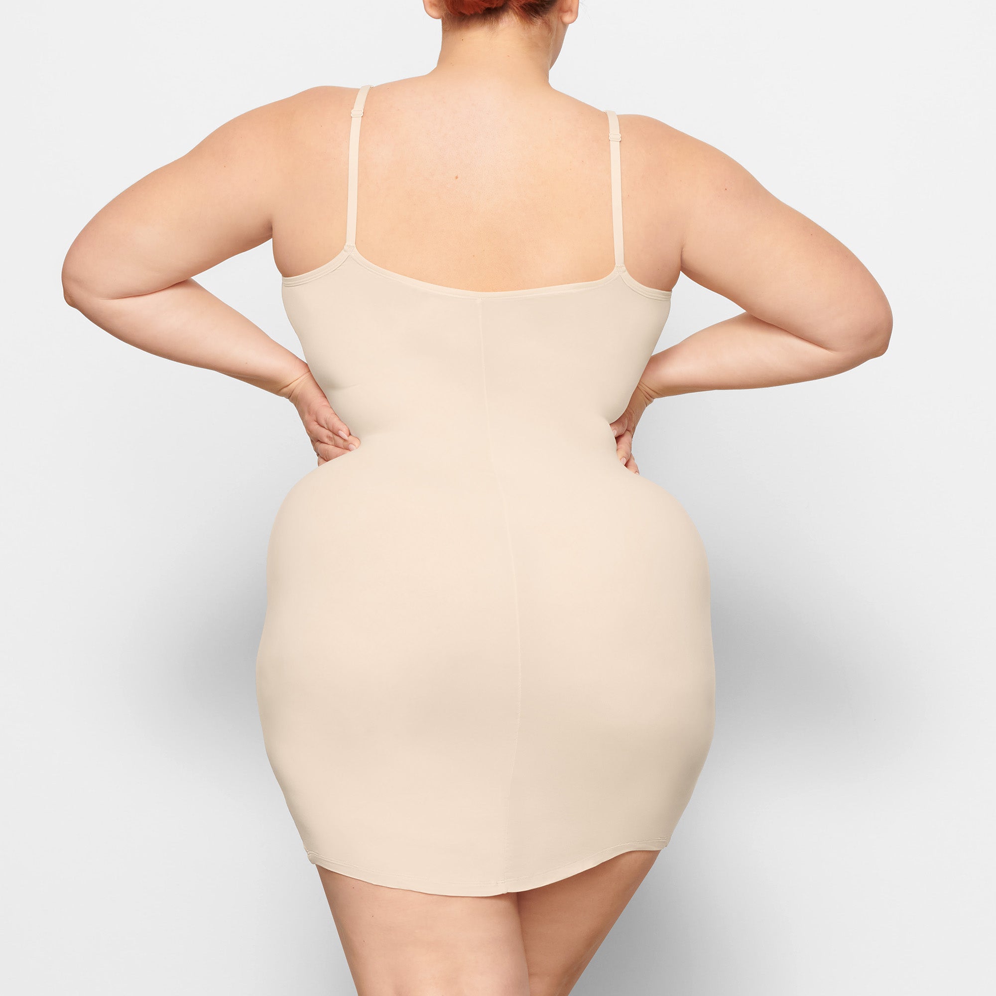 FITS EVERYBODY SLIP DRESS | SAND