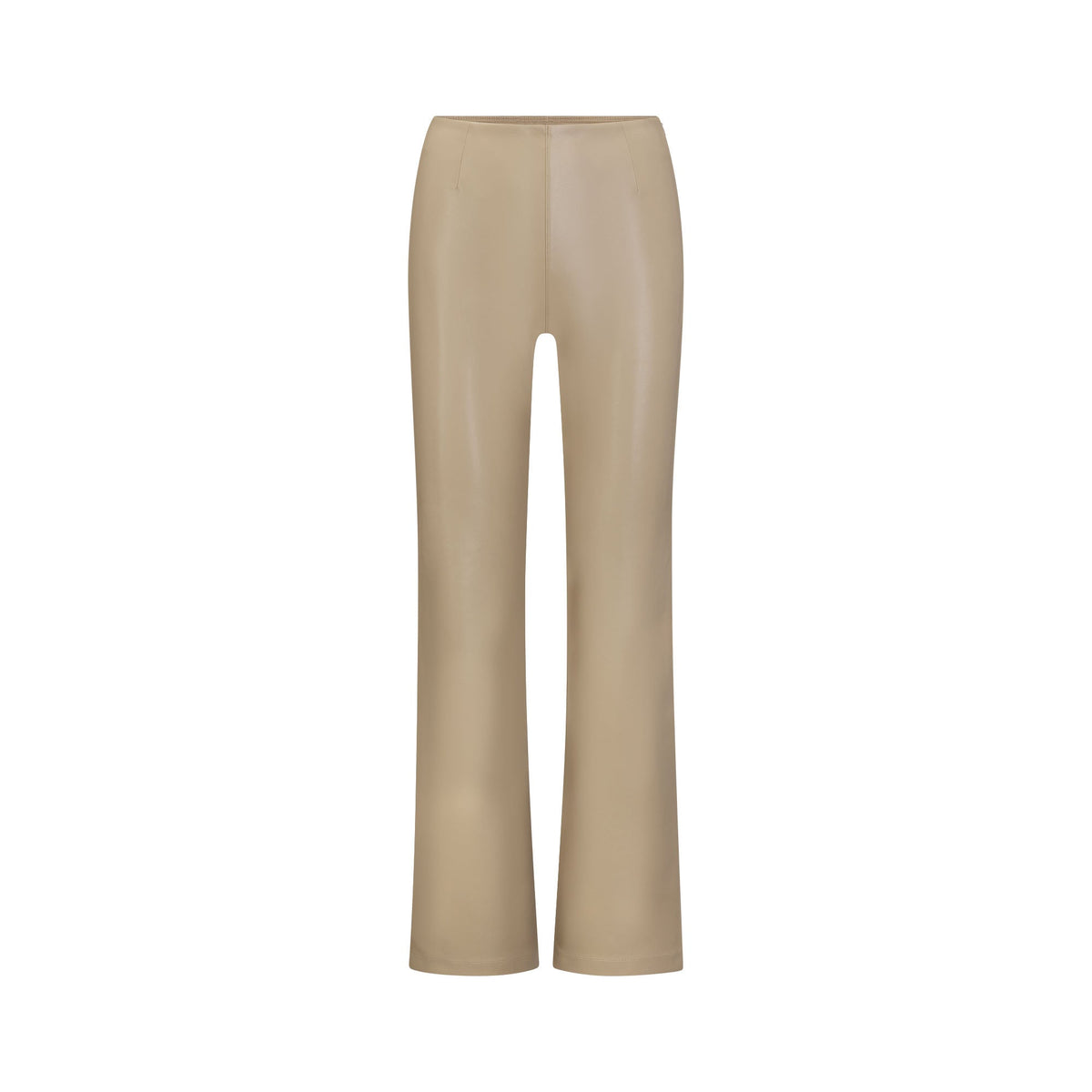 FAUX LEATHER PANT | LATTE