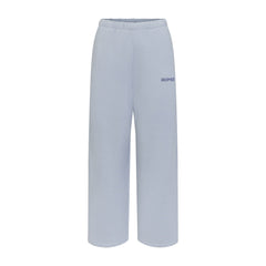 COTTON FLEECE STRAIGHT LEG PANT WITH EMBOSSED LOGO | FOG