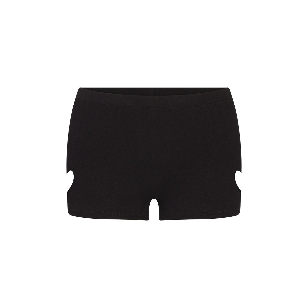WORN IN JERSEY MICRO HEART SHORT | WASHED ONYX