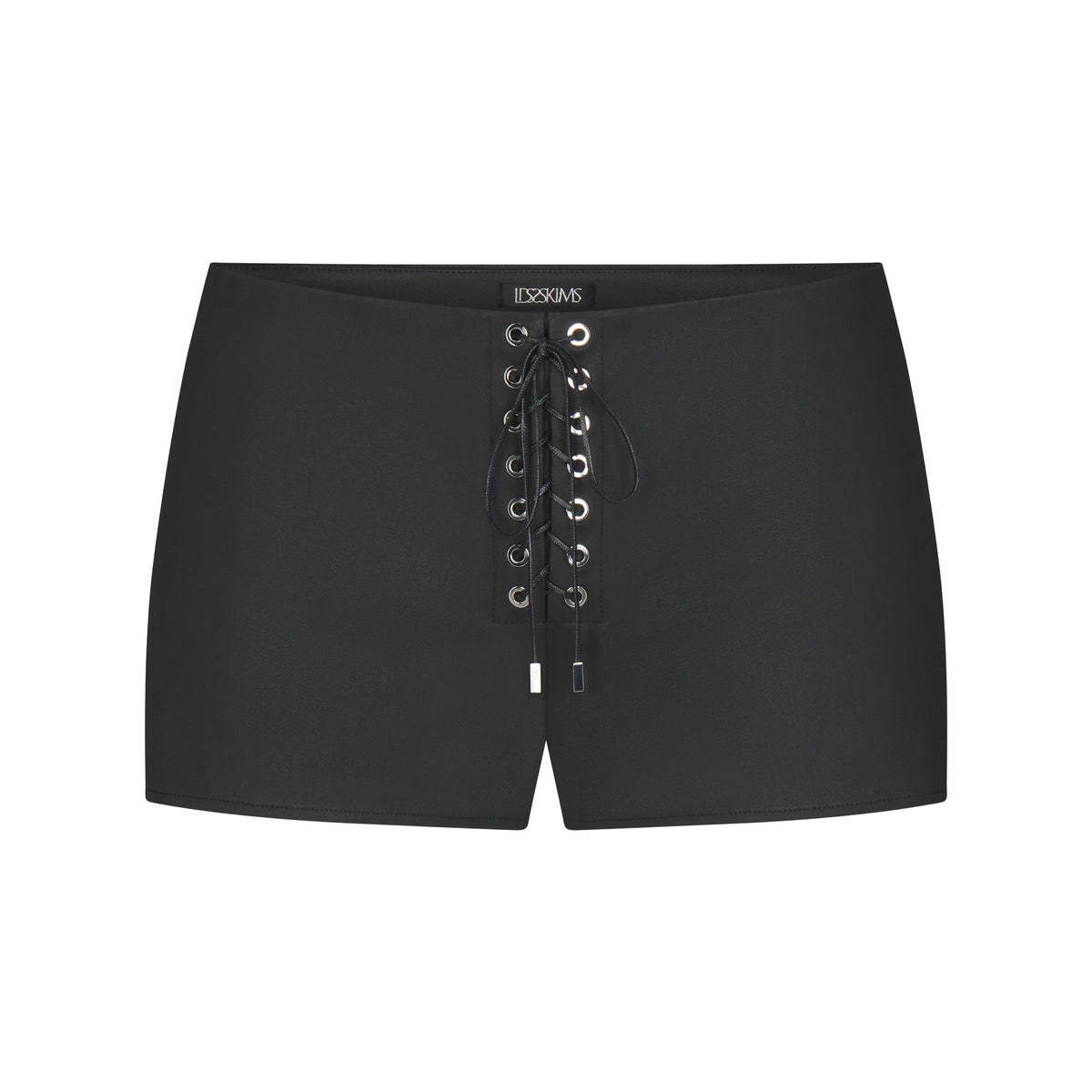 LUDOVIC DE SAINT SERNIN X SKIMS WAXED COTTON MICRO SHORT | ONYX
