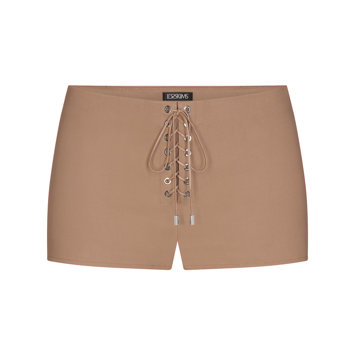 LUDOVIC DE SAINT SERNIN X SKIMS WAXED COTTON MICRO SHORT | SIENNA