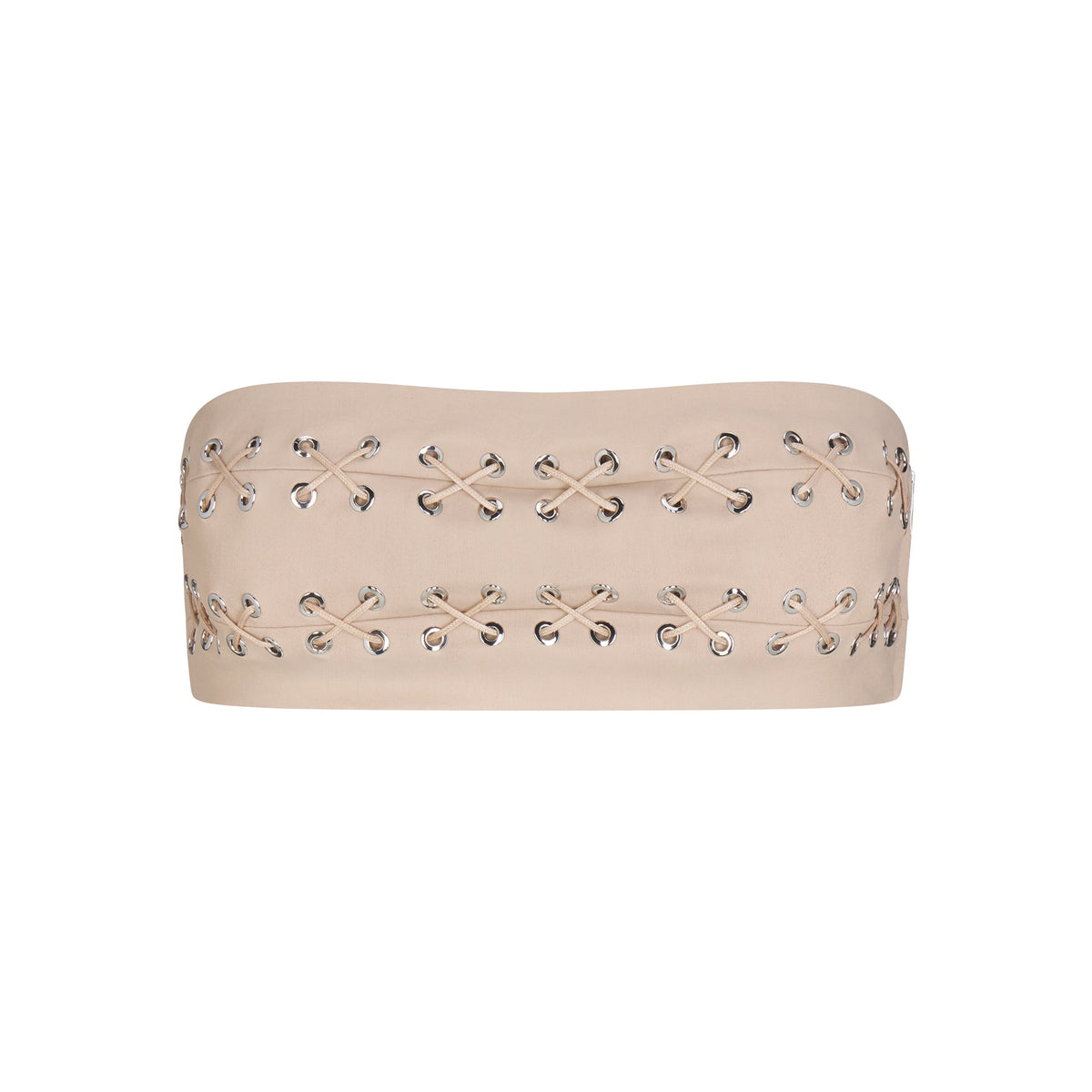 LUDOVIC DE SAINT SERNIN X SKIMS WAXED COTTON BANDEAU | CLAY