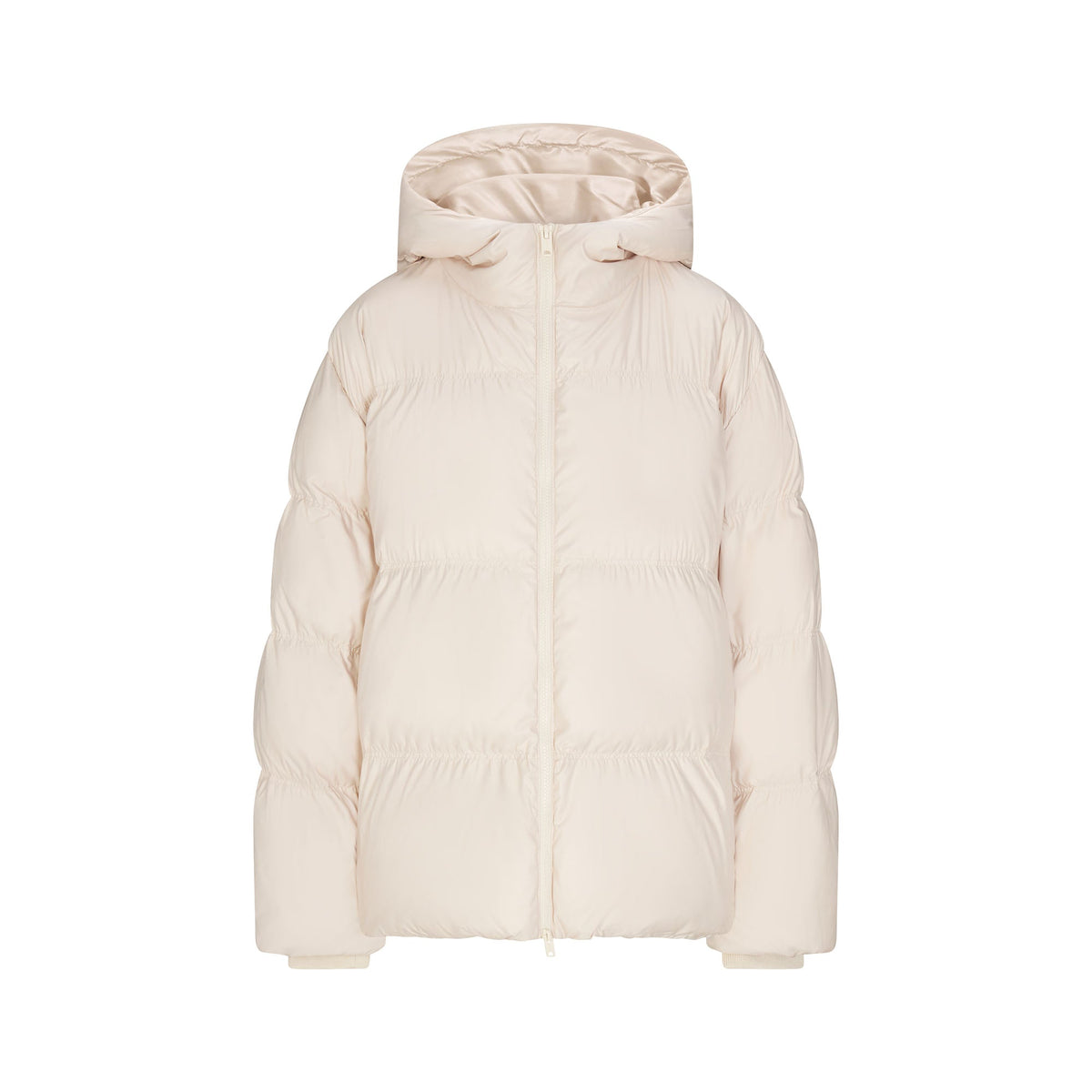 SKIMS PUFFERS HOODED JACKET | CHAMPAGNE