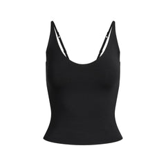 SMOOTH LAYERS SCOOP NECK CAMI | OBSIDIAN