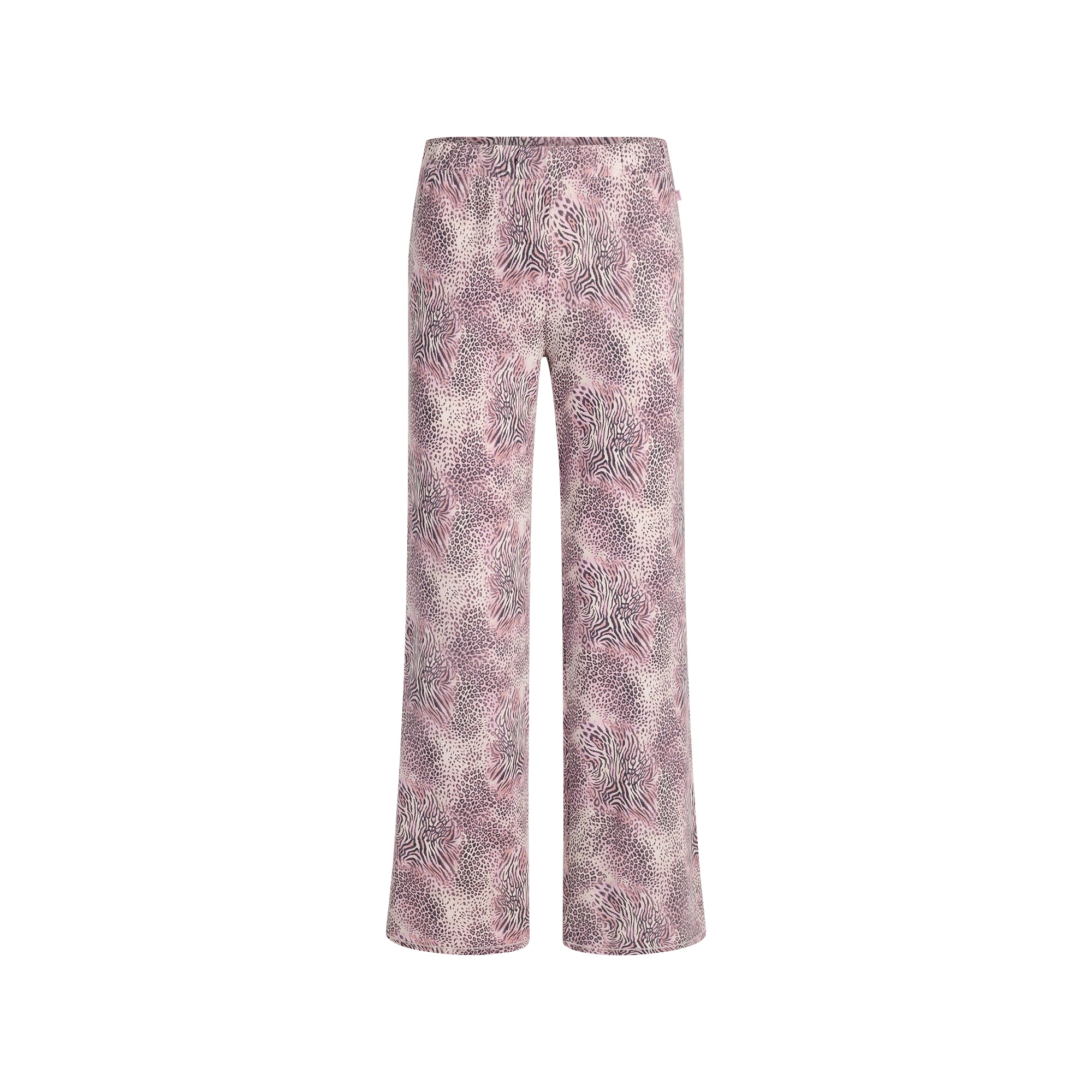 SKIMS SLEEP LONG SLEEVE BUTTON UP SLEEP SET | BLOOM MINI MULTI ANIMAL