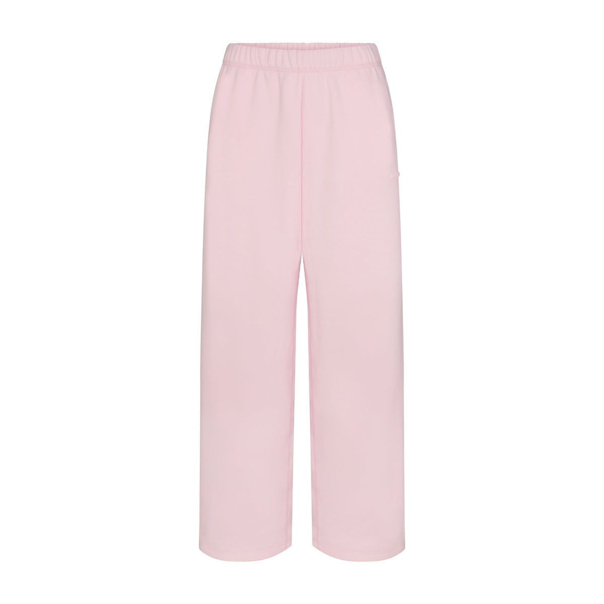 COTTON FLEECE STRAIGHT LEG PANT | CHERRY BLOSSOM