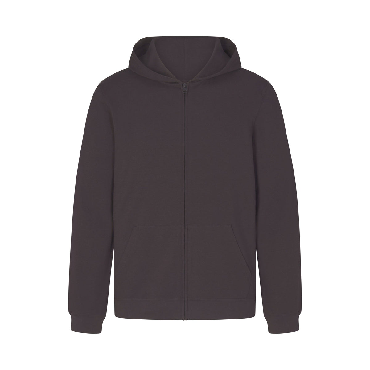 JERSEY LOUNGE MENS ZIP UP HOODIE | ASH