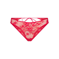 ULTRA FINE LACE PEEK-A-BOO BIKINI | RUBY