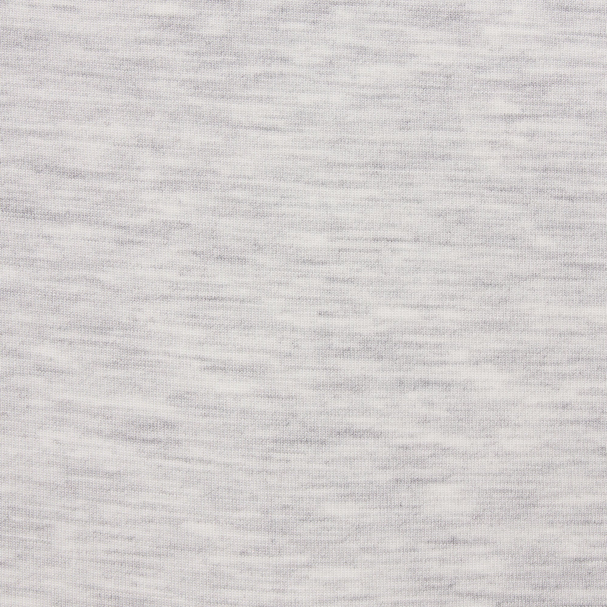 COTTON FLEECE POLO SWEATSHIRT | LIGHT HEATHER GREY