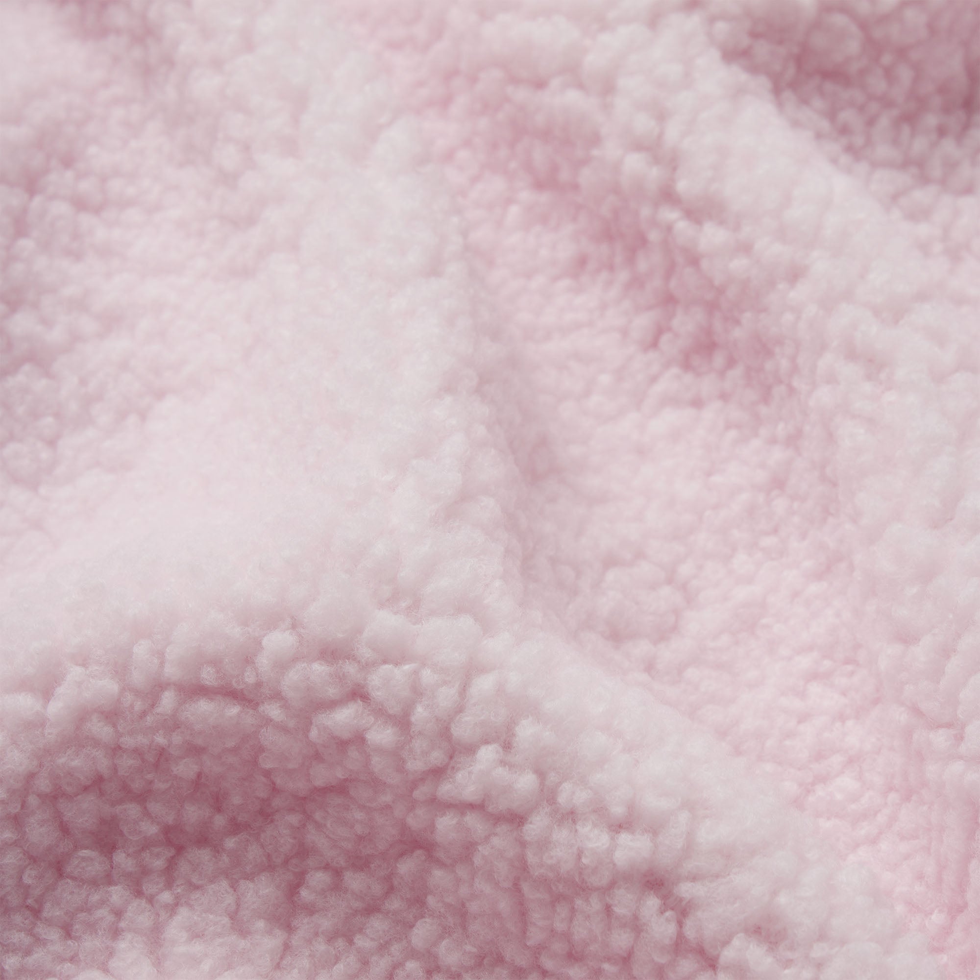 TEDDY BOXY ZIP UP JACKET | CHERRY BLOSSOM