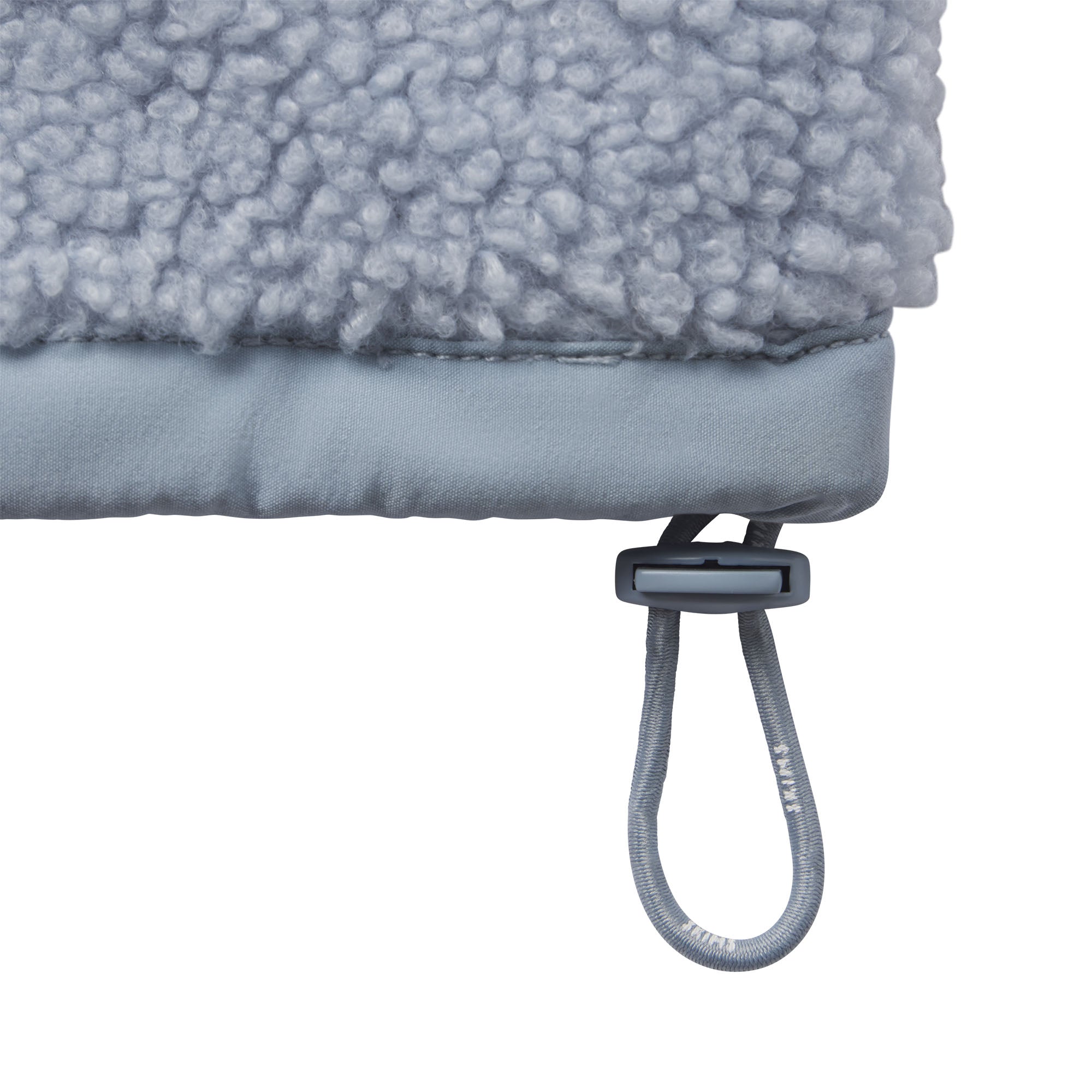 TEDDY BOXY ZIP UP JACKET | FOG