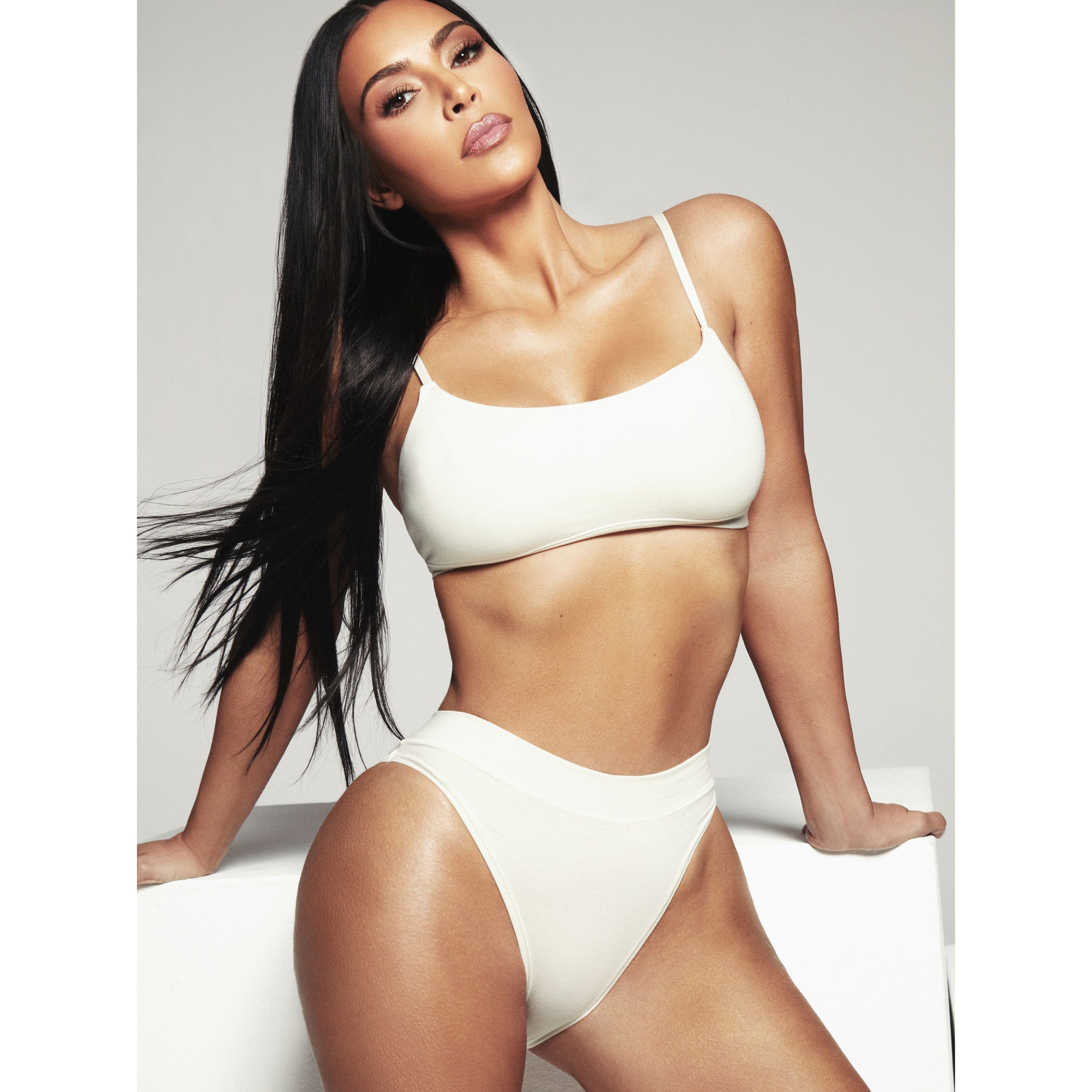 COTTON JERSEY CHEEKY TANGA | SOOT