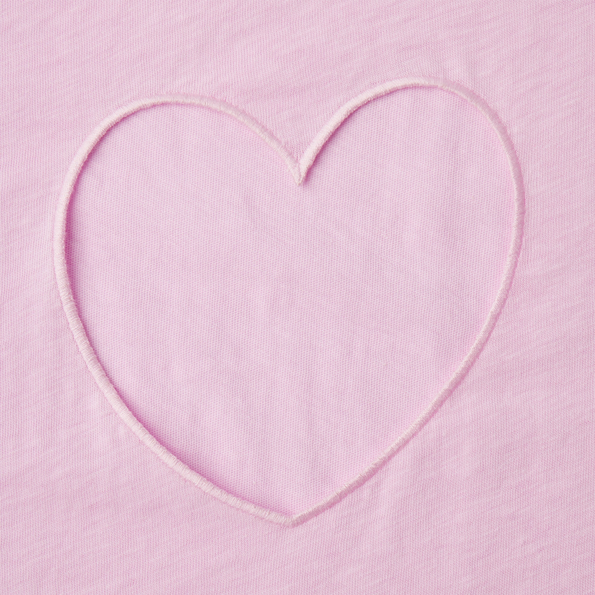 WORN IN JERSEY MICRO HEART SHORT | BABY PINK