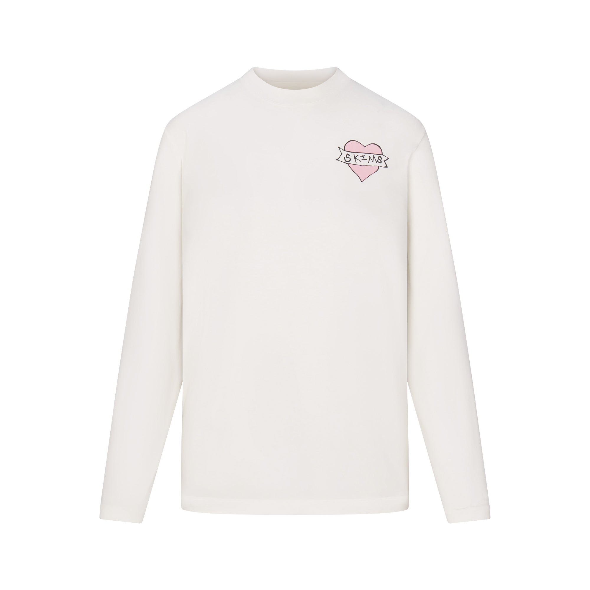 BOYFRIEND LONG SLEEVE T-SHIRT AND SHORT BOXER SET | MARBLE HEART BANNER