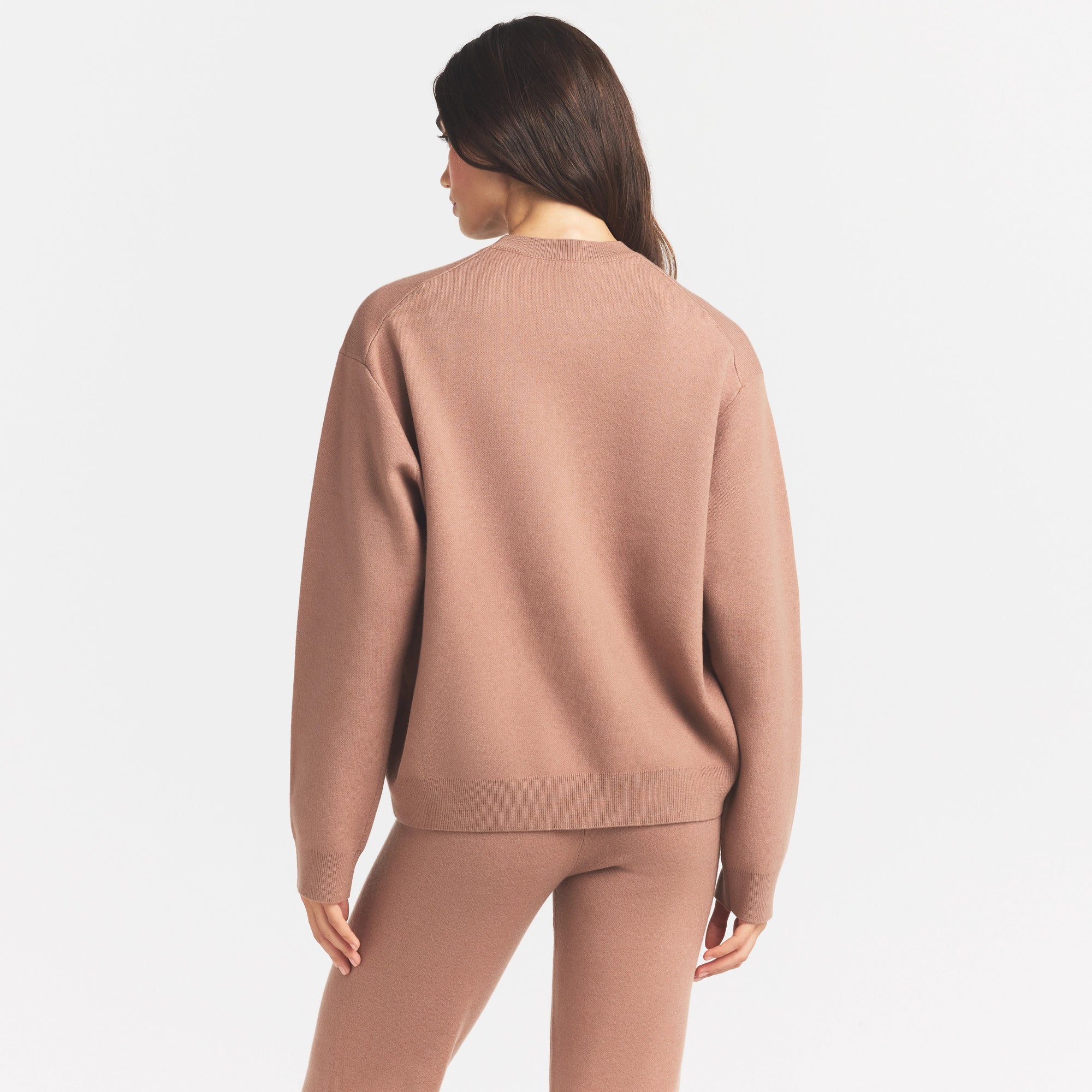 SWEATER KNIT LOGO PULLOVER | SIENNA EGRET