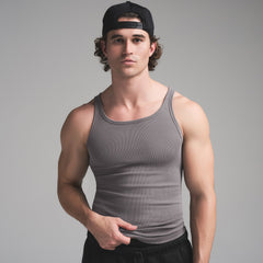 SKIMS COTTON MENS RIB TANK 3-PACK | HEATHER MULTI