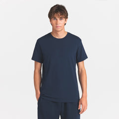 SKIMS COTTON MENS CLASSIC T-SHIRT | NAVY